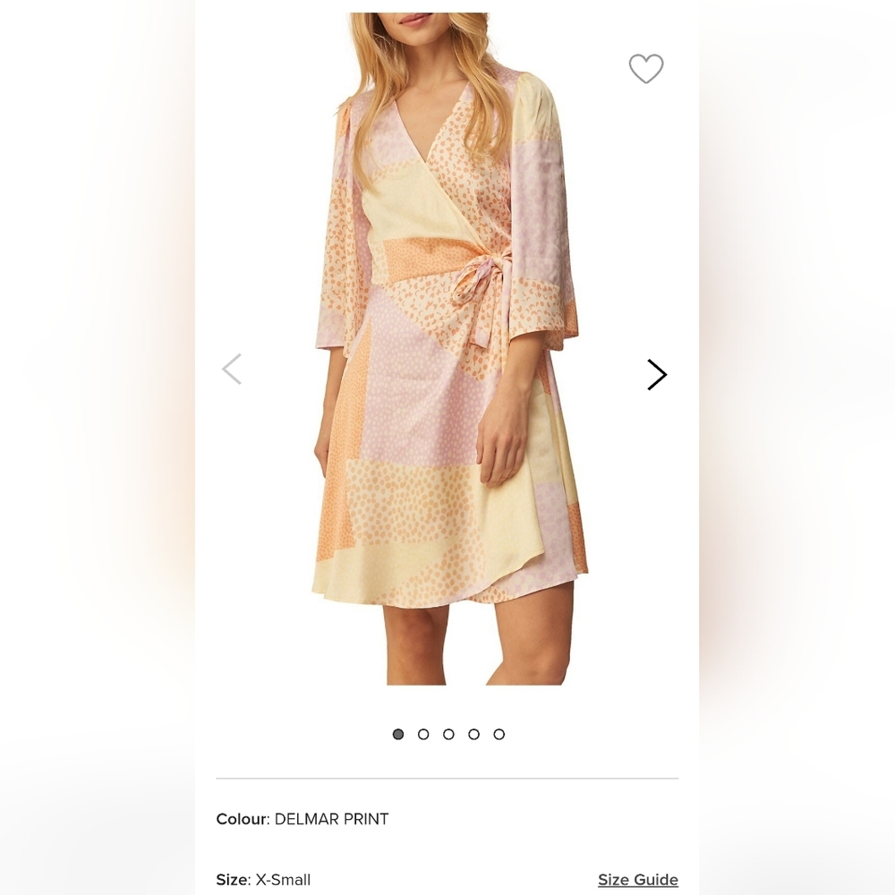 mbyM Melika Printed Wrap Dress
